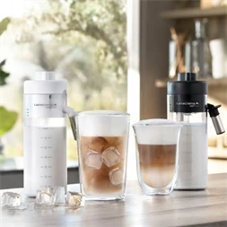 DeLonghi ECAM450.65.G Eletta Explore sötétszürke tejhabosítóval automata kávéfőző