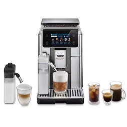 DeLonghi ECAM630.75.TM PrimaDonna Aromatic titánium tejhabosítóval automata kávéfőző