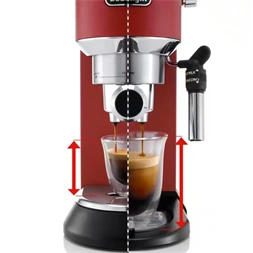 DeLonghi EC 685.R Dedica piros espresso kávéfőző (Újracsomagolt)
