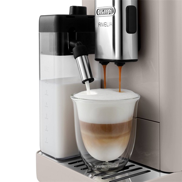 DeLonghi EXAM440.55.BG Rivelia bézs tejhabosítóval automata kávéfőző