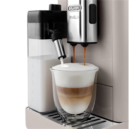 DeLonghi EXAM440.55.BG Rivelia bézs tejhabosítóval automata kávéfőző