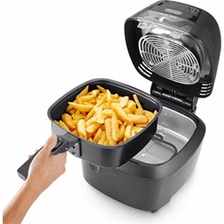 DeLonghi FH2184.BK fekete 8 L forrólevegős sütő