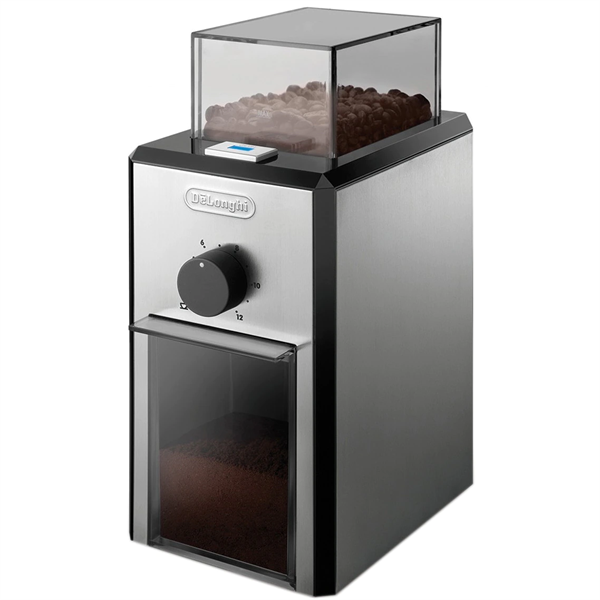 DeLonghi KG 89 ezüst elektromos kávéőrlő (Újracsomagolt)