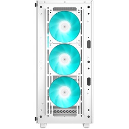 DeepCool CC560 fehér (táp nélküli) ablakos mATX ház