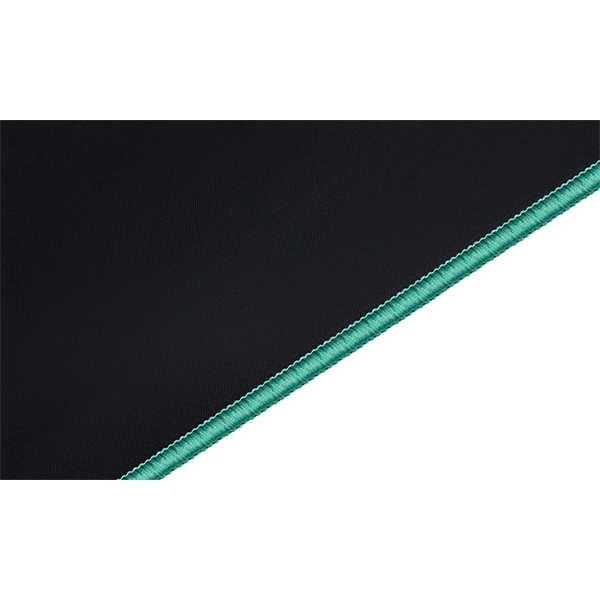 DeepCool Egérpad - GM820 (szövet, csúszásmentes, vízálló, 900x340x3mm, fekete, zöld szegés)