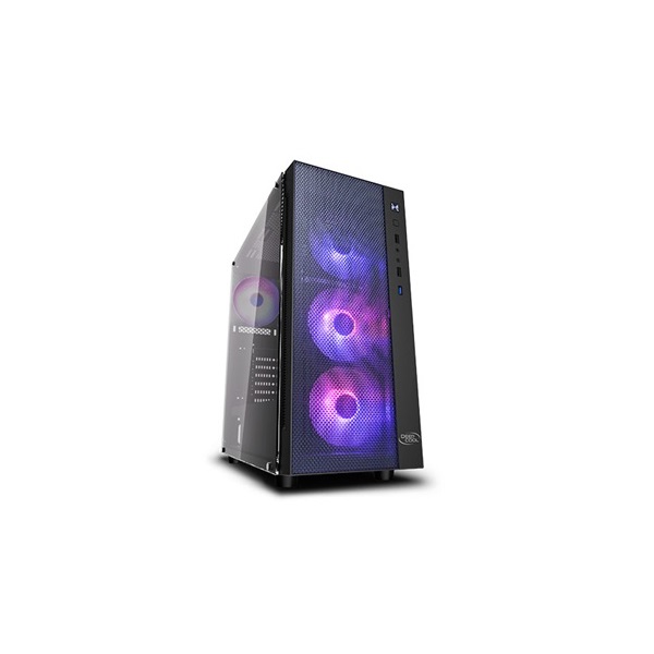 DeepCool MATREXX 55 MESH ADD-RGB 4F fekete (táp nélküli) mATX ház