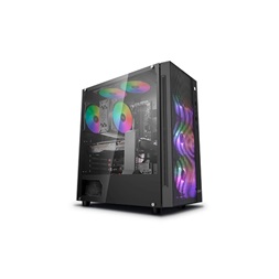 DeepCool MATREXX 55 MESH ADD-RGB 4F fekete (táp nélküli) mATX ház