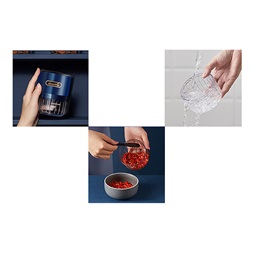 Deerma JS100 0,3L kék kompakt élelmiszer aprító