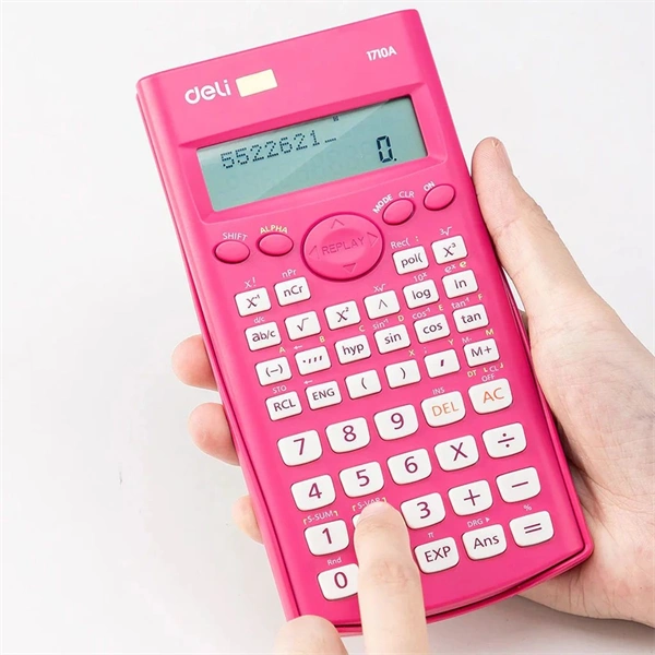 Deli Core DL-1710 240 funkciós magenta tudományos számológép