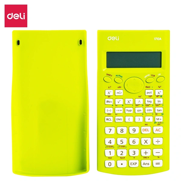 Deli Core DL-1710 240 funkciós világoszöld tudományos számológép