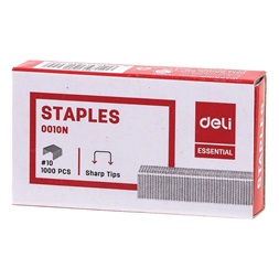 Deli Essential No.10 hegyes 1000db tűzőkapocs