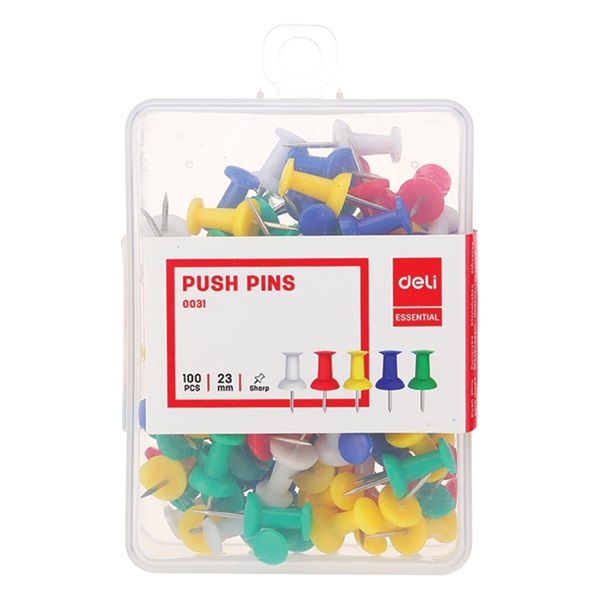 Deli Rio vegyes színű 100 db/csomag térképtű