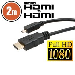 Delight 2m HDMI -  micro HDMI kábel
