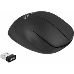 Delock 12598 Ergonómikus vezetéknélküli USB egér