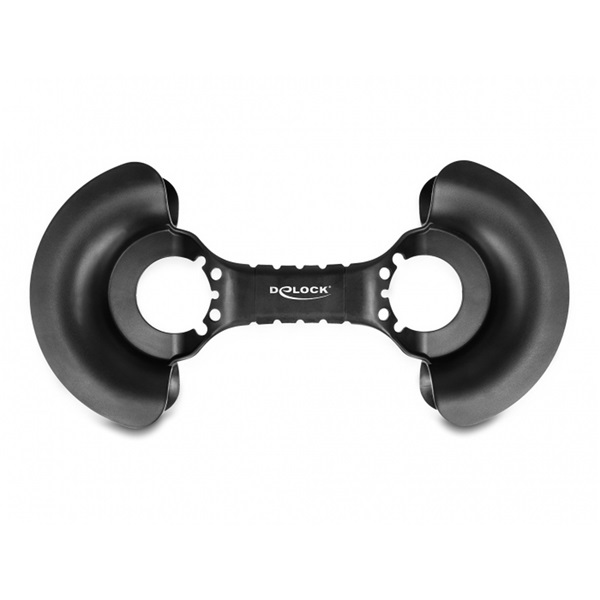 Delock 18435 Kábeltekercselő 375 x 170 mm fekete