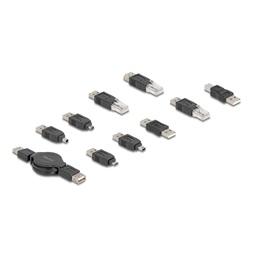 Delock 18612 10 részes USB adapter készlet