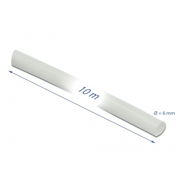 Delock 18930 Üvegszálas borítás 10 m x 6 mm fehér