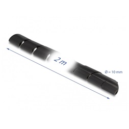 Delock 19014 Spirál flexibilis tömlő 2 m x 10 mm fekete