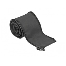 Delock 19219 Szőtt önzáródó karmantyú 2 m x 25 mm-es fekete