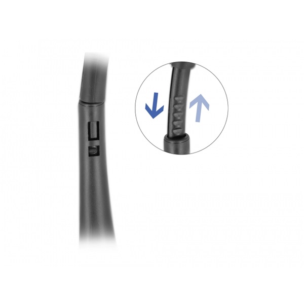Delock 27177 ultrakönnyű USB fekete mono headset