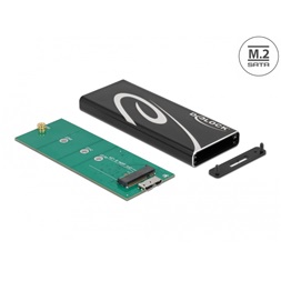 Delock 42007 SuperSpeed USB3.2 Micro-B - M.2 SSD külső ház