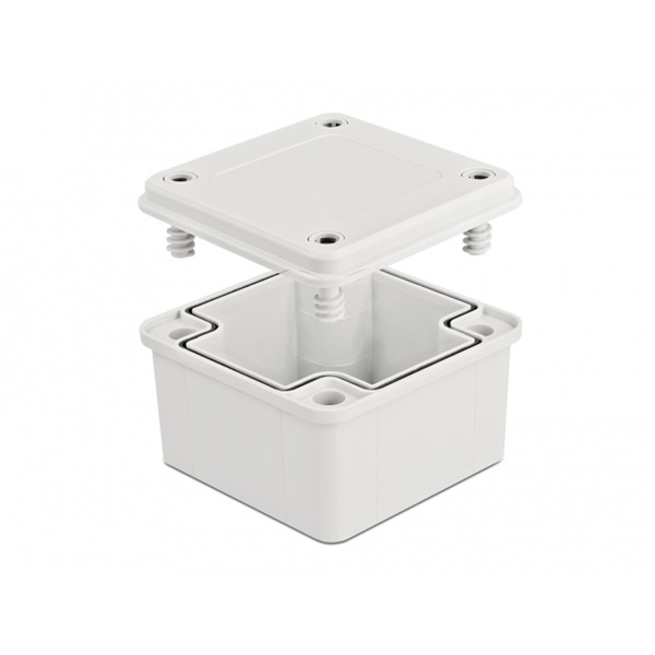 Delock 60396 IP65 vízhatlan 96x96x60mm szürke installációs ház