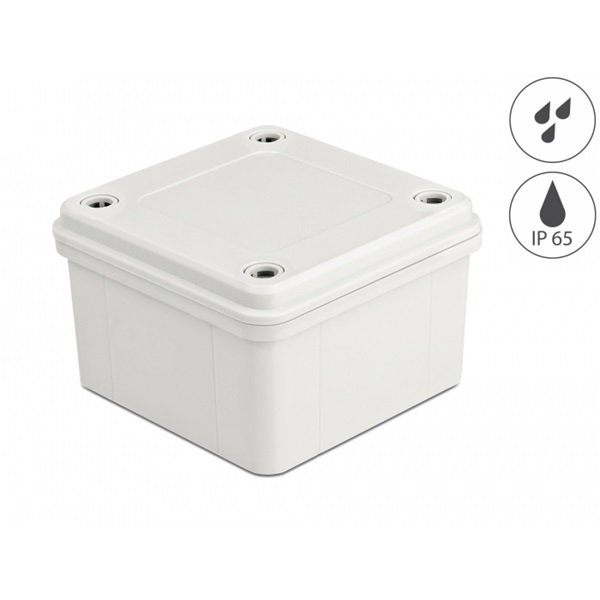 Delock 60396 IP65 vízhatlan 96x96x60mm szürke installációs ház