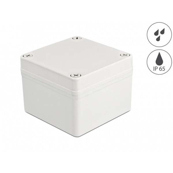 Delock 60397 IP65 vízhatlan 100x100x75mm szürke installációs ház