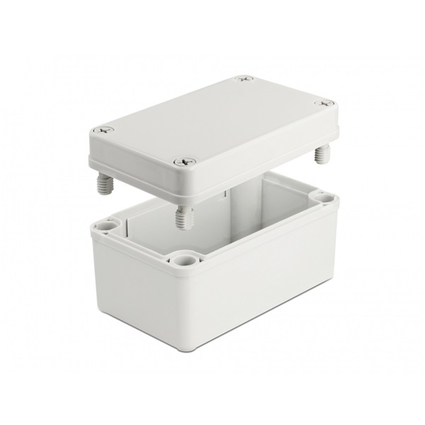 Delock 60399 IP65 vízhatlan 130x80x70mm szürke installációs ház
