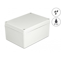 Delock 60445 IP65 vízhatlan 200x150x100mm szürke installációs ház