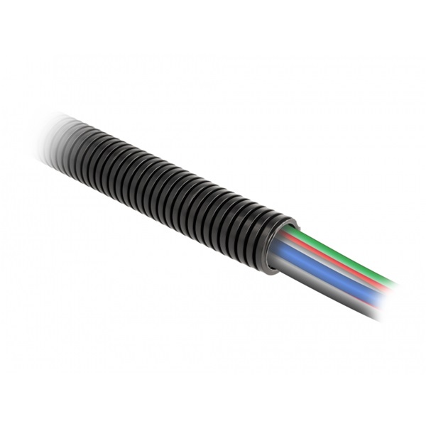 Delock 60460 1mx34,5mm fekete kábelvédő borítás