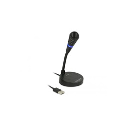 Delock 65868 USB mikrofon talppal és érintős némító gombbal