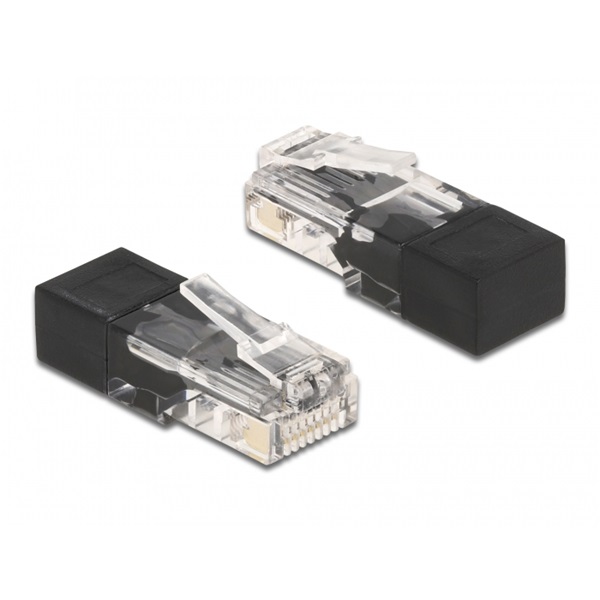 Delock 66807 RJ45 apa 60 Ohm ellenállású teszter adapter