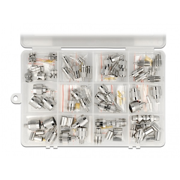 Delock 66810 48db-os 50 Ohm BNC/TNC/N krimp doboz