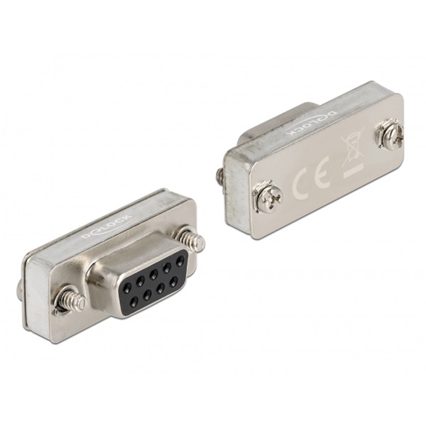 Delock 66825 RS-232/422/485 - DB9 anya loopback adapter