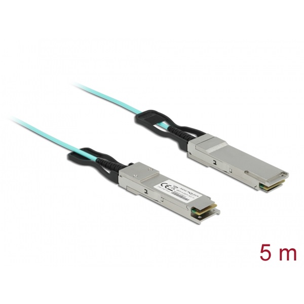 Delock 84048 5m QSFP+ aktív optikai kábel