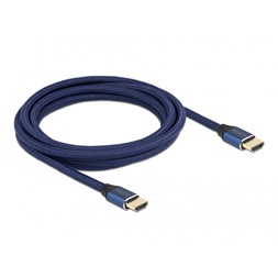 Delock 85448 3m Ultra nagy sebességű HDMI 48Gbps 8K 60Hz kék kábel