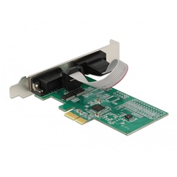 Delock 89555 2xSoros RS-232 PCI Expressz-kártya