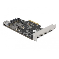 Delock 90059 4xUSB-C + 1xUSB-A 3.2 PCI Express x4 kártya