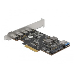 Delock 90059 4xUSB-C + 1xUSB-A 3.2 PCI Express x4 kártya