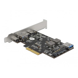 Delock 90060 3xUSB-C + 2xUSB-A 3.2 PCI Express x4 kártya