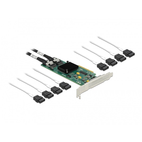 Delock 90061 8 portos SATA PCI Express x8 kártya
