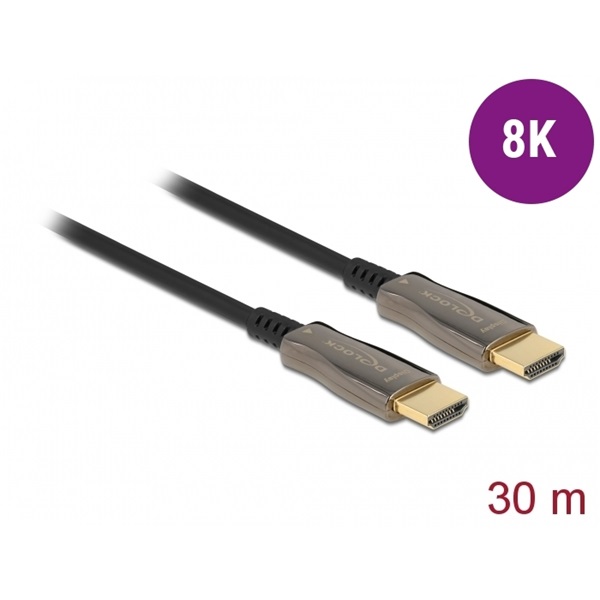 Delock 84040 Aktív optikai kábel HDMI 8K 60 Hz 30 m