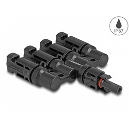 Delock 60027 DL4 napkonnektorok 1 x anya- 4 x apa