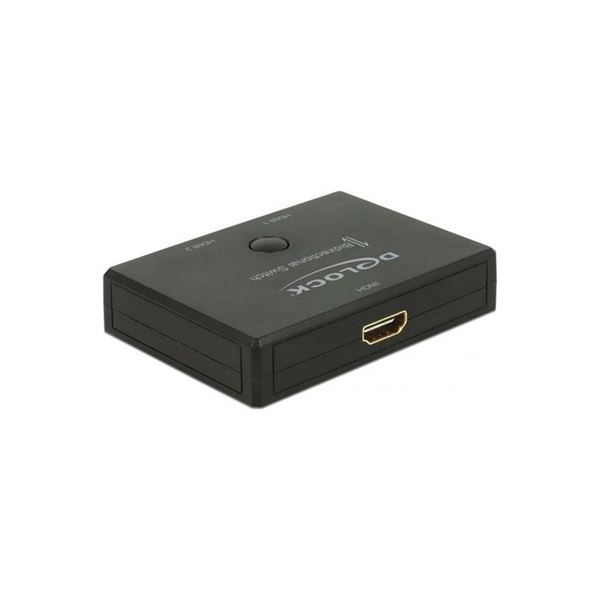 Delock 18749 HDMI 2 - 1 kapcsoló kétirányú 4K 60 Hz
