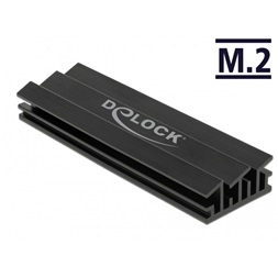 Delock 18283 Hűtőborda 70 mm-es, M.2 modulhoz, fekete