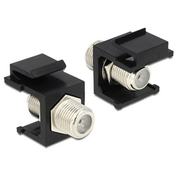 Delock 86350 Keystone modul F anya > F anya, fekete