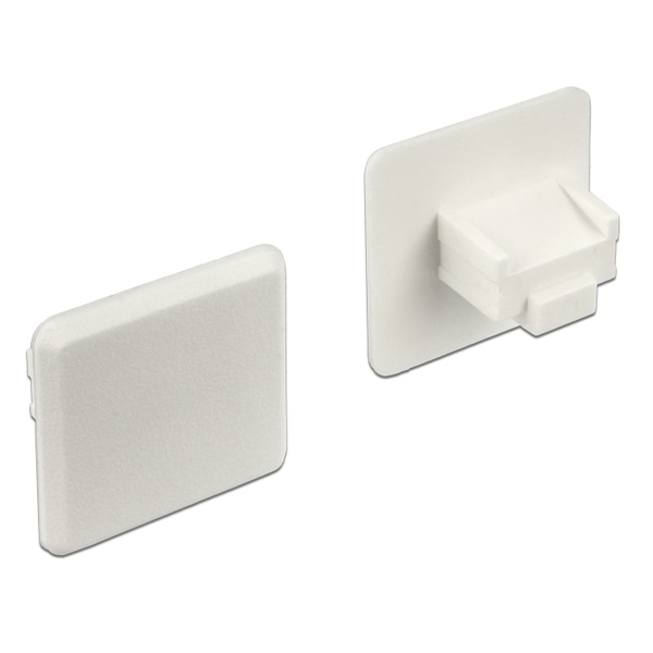 Delock 64019 Porvédo RJ45 kimenethez fogantyú nélkül 10 darab fehér