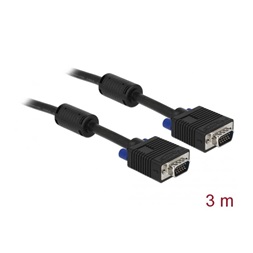 Delock 82558 SVGA, 3 méteres (apa-apa) hosszabbító kábel
