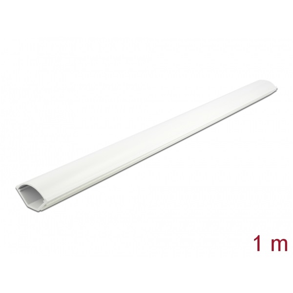 Delock 20714 Sarokcsatorna 43 x 23 mm - hossza 1 m fehér